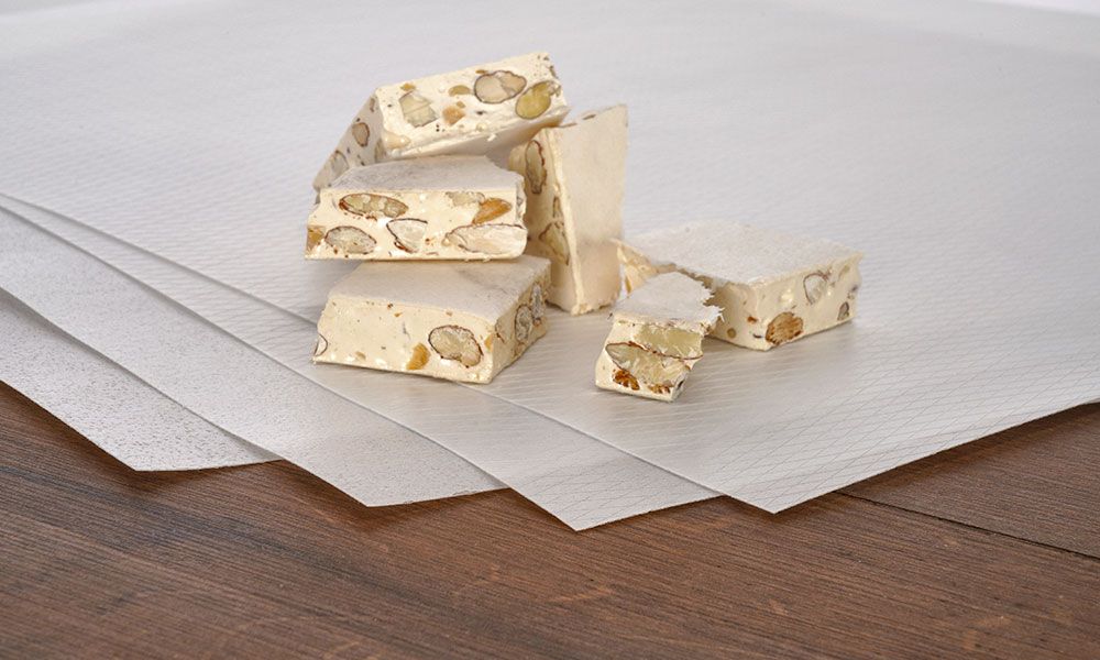 OSTIE IN FOGLI PER TORRONE